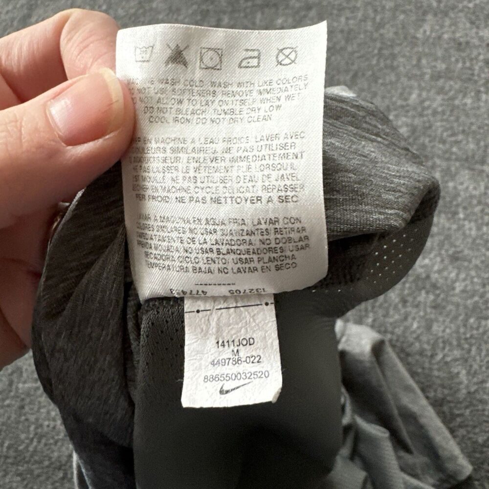 Nike Pro Combat Dri-Fit Fitted Sleeveless T Shirt Grey Athletic Mens Medium - Picture 8 of 9
